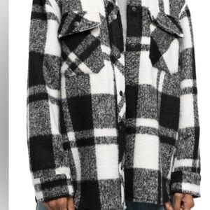 BDG Urban Outfitters Leah Plaid Shirt Jacket Small
